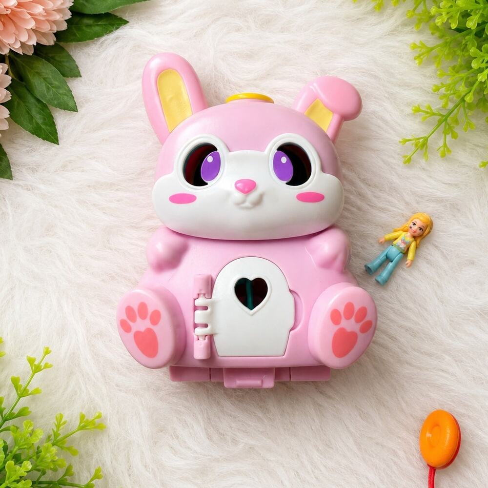 Polly Pocket Mini Rabbit Playset with Polly